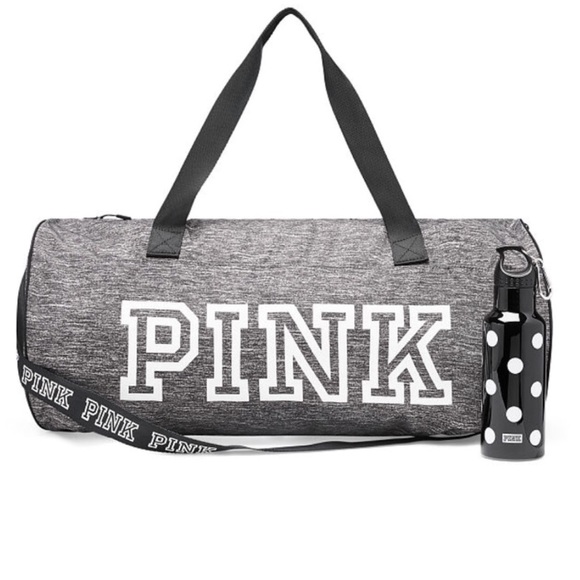 PINK Victoria's Secret Handbags - Vs pink duffle bag and water bottle